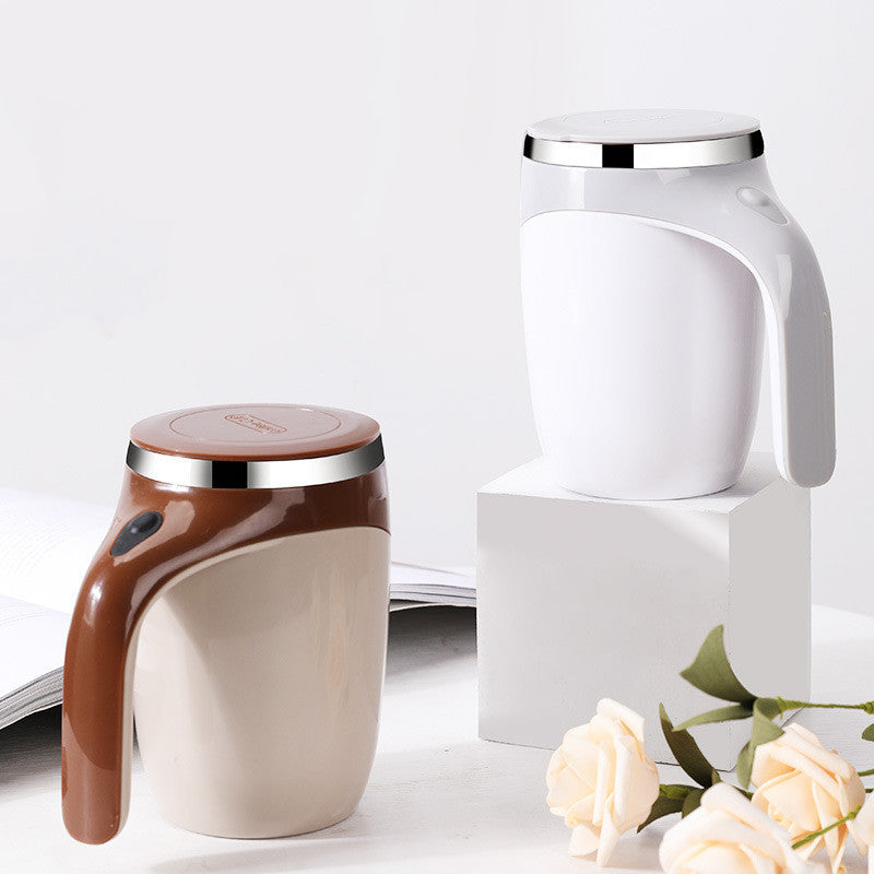 Automatic Self-Stirring Mug – Rechargeable Magnetic Mixer Cup for Coffee & Milkshakes