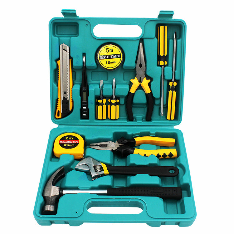 13-Piece Multifunctional Hardware Tool Set – Dual-Use Pliers & Combo Toolbox for Car & Home