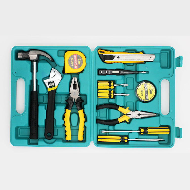 13-Piece Multifunctional Hardware Tool Set – Dual-Use Pliers & Combo Toolbox for Car & Home