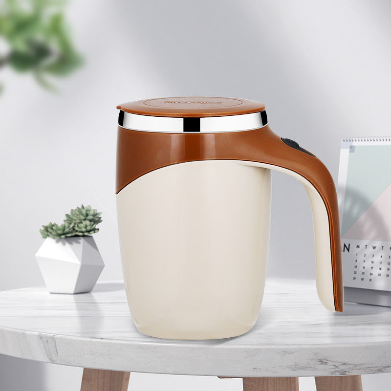 Automatic Self-Stirring Mug – Rechargeable Magnetic Mixer Cup for Coffee & Milkshakes
