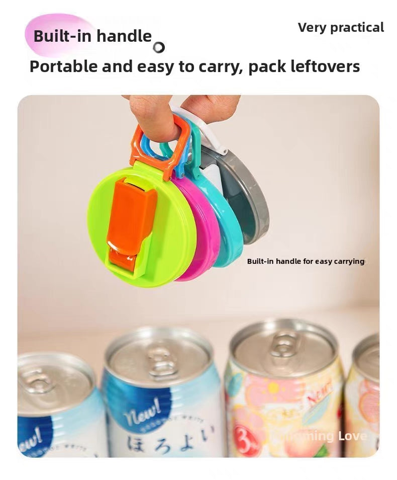 BPA-Free Soda Can Covers with Reusable Straws – Easy to Use, Spill-Proof