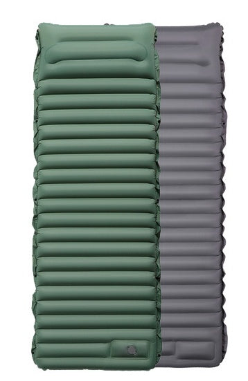 Portable Camping Inflatable Bed – Automatic Foot Pump Air Mattress for Outdoor, Beach, Hiking & Picnic