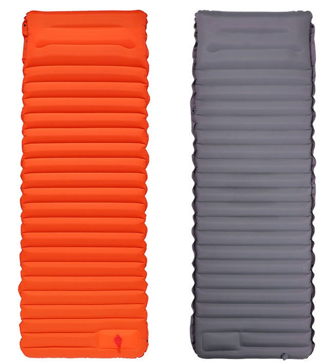 Portable Camping Inflatable Bed – Automatic Foot Pump Air Mattress for Outdoor, Beach, Hiking & Picnic