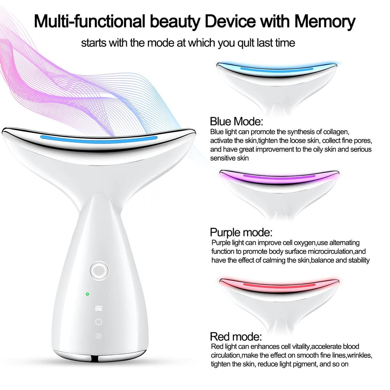 Face & Neck Tightening Device – Skin Firming Massager for Women & Men