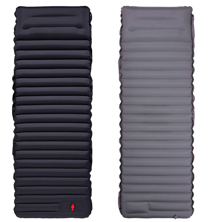 Portable Camping Inflatable Bed – Automatic Foot Pump Air Mattress for Outdoor, Beach, Hiking & Picnic