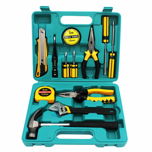 13-Piece Multifunctional Hardware Tool Set – Dual-Use Pliers & Combo Toolbox for Car & Home